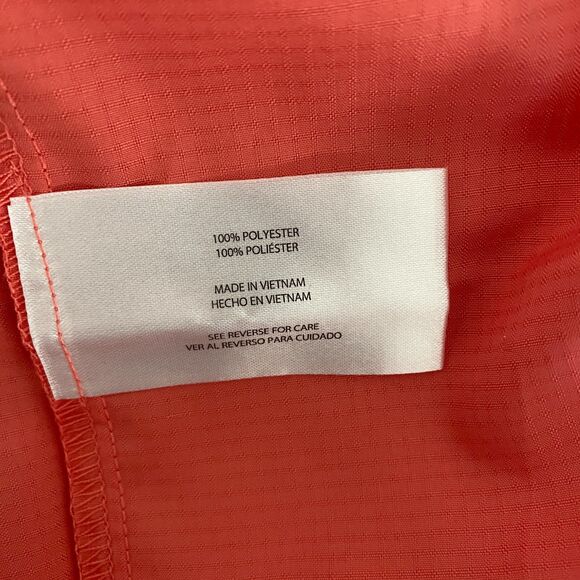 NWT Eddie Bauer Tech Woven Shirt UPF Protection Moisture Wicking Tea Rose Top L - Picture 11 of 12